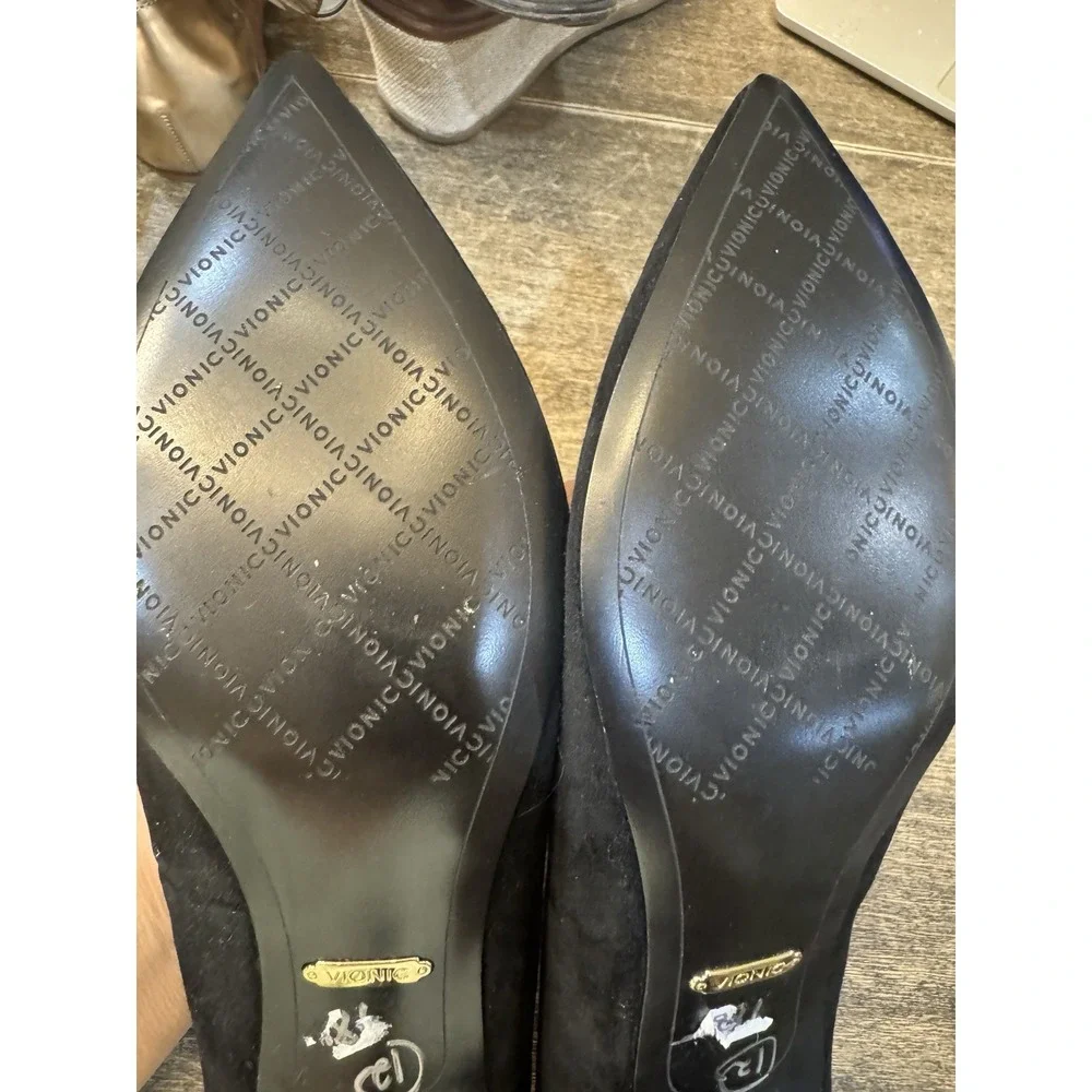 DONALD J PLINER Folley‎ Black Crepe Elastic Sandals Size 8.5